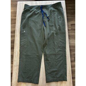 Figs Men's Axim Scrub Pants in Green Size XXL Short
